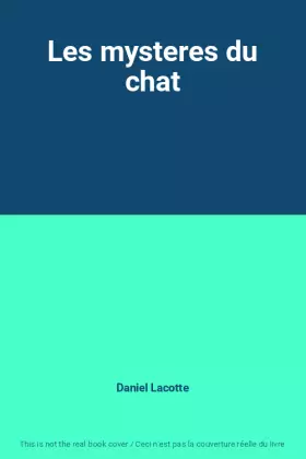 Couverture du produit · Les mysteres du chat