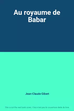 Couverture du produit · Au royaume de Babar