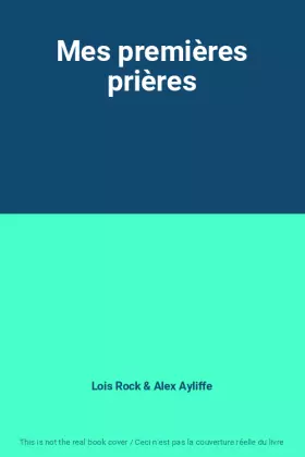 Couverture du produit · Mes premières prières