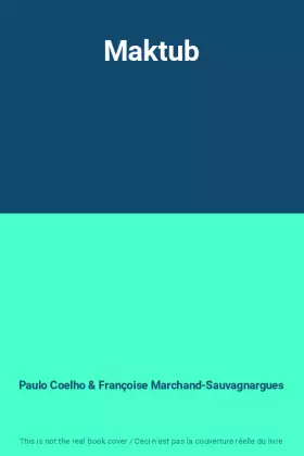 Couverture du produit · Maktub