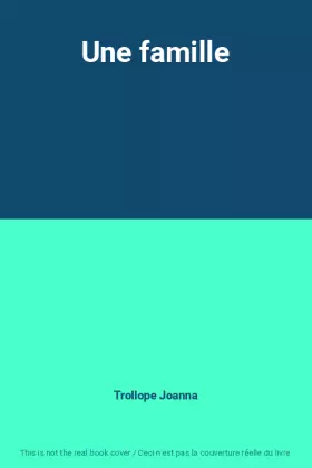 Couverture du produit · Une famille