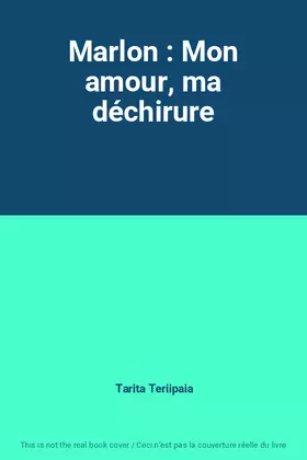 Couverture du produit · Marlon : Mon amour, ma déchirure