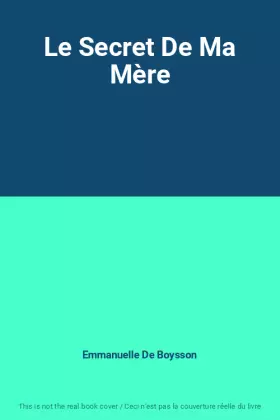 Couverture du produit · Le Secret De Ma Mère