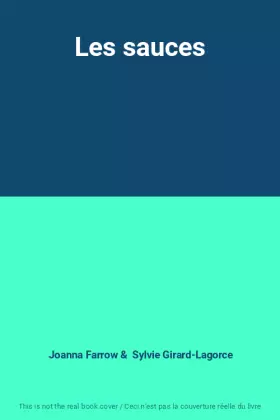 Couverture du produit · Les sauces