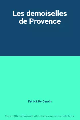Couverture du produit · Les demoiselles de Provence