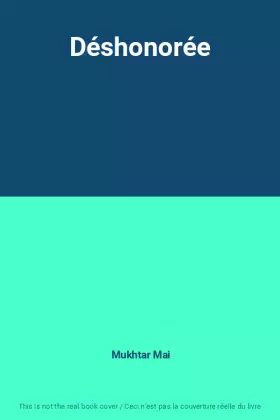 Couverture du produit · Déshonorée
