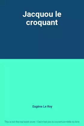 Couverture du produit · Jacquou le croquant