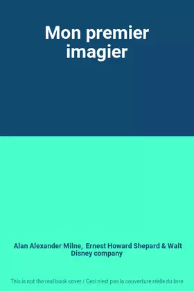 Couverture du produit · Mon premier imagier
