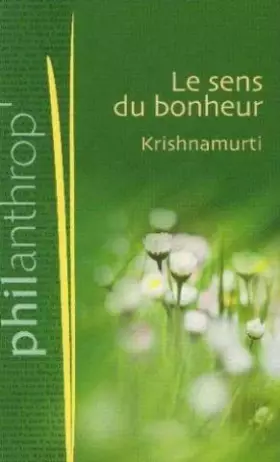 Couverture du produit · Le sens du bonheur