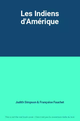 Couverture du produit · Les Indiens d'Amérique