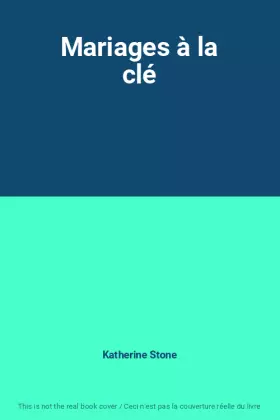 Couverture du produit · Mariages à la clé