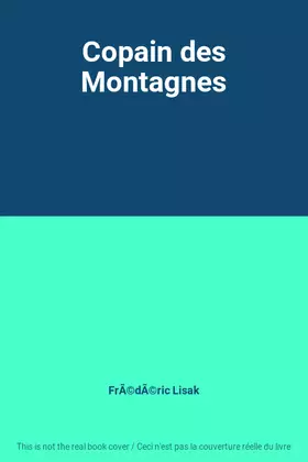 Couverture du produit · Copain des Montagnes