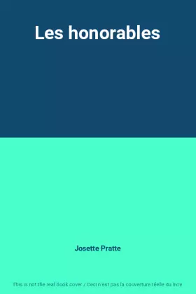 Couverture du produit · Les honorables