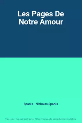 Couverture du produit · Les Pages De Notre Amour
