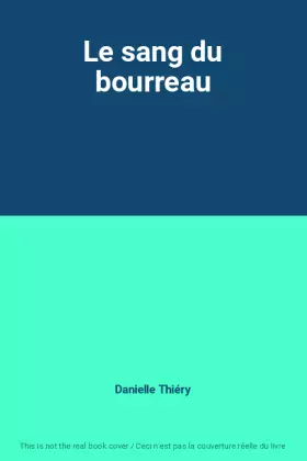 Couverture du produit · Le sang du bourreau