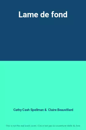 Couverture du produit · Lame de fond