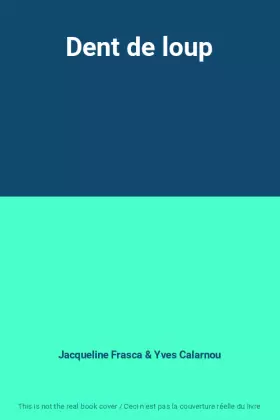 Couverture du produit · Dent de loup