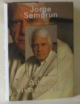 Couverture du produit · Adieu, vive clarté