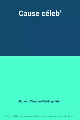 Couverture du produit · Cause céleb'