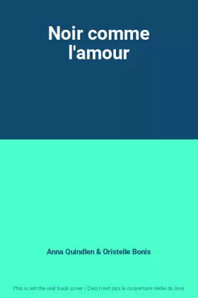 Couverture du produit · Noir comme l'amour