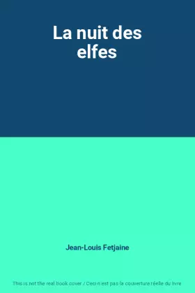 Couverture du produit · La nuit des elfes