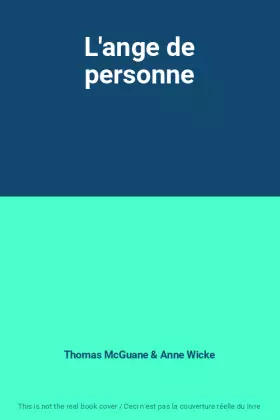 Couverture du produit · L'ange de personne