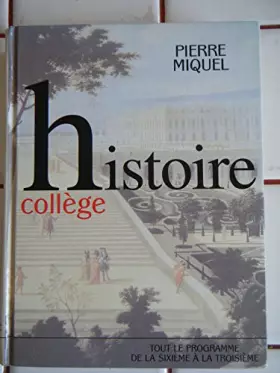 Couverture du produit · Histoire, collège