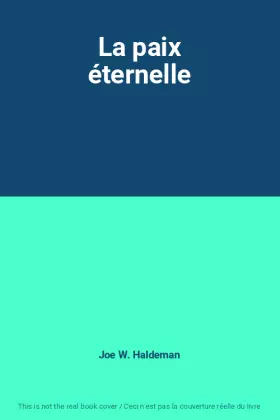 Couverture du produit · La paix éternelle