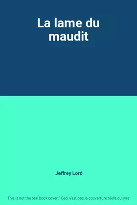 Couverture du produit · La lame du maudit