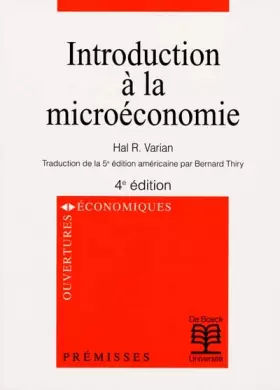 Couverture du produit · Introduction à la microéconomie