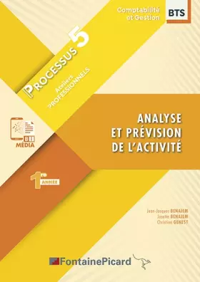 Couverture du produit · Analyse et prévision de l'activité Processus 5 BTS CG 1re année