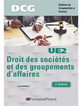Couverture du produit · Droit des sociétés DCG UE2