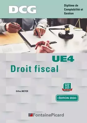 Couverture du produit · Droit fiscal DCG UE4