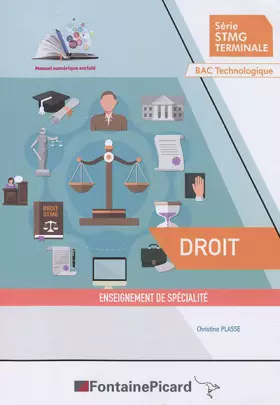 Couverture du produit · Droit Enseignement de spécialité Terminale STMG