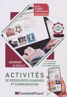 Couverture du produit · Activités de ressources humaines et communication Tle STMG