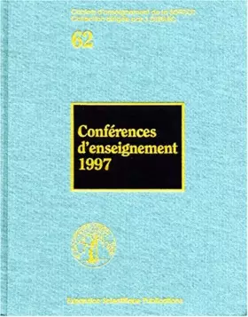 Couverture du produit · Conférences d'enseignement 1997