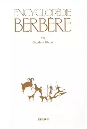Couverture du produit · ENCYCLOPEDIE BERBERE.: Tome 20