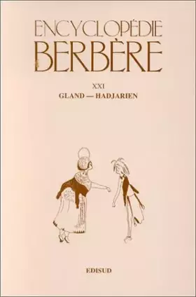 Couverture du produit · Encyclopédie berbère.: Tome 21