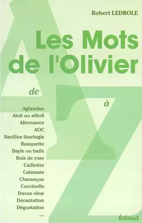 Couverture du produit · Les mots de l'olivier de A à Z