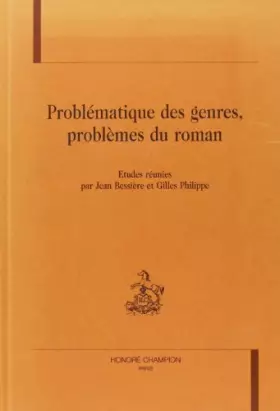 Couverture du produit · Problématique des genres, problèmes du roman