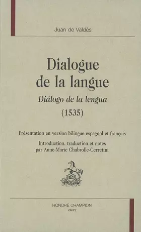 Couverture du produit · Dialogue de la langue : Edition bilingue français-espagnol