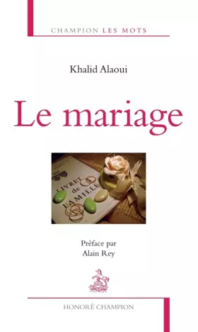 Couverture du produit · Le Mariage