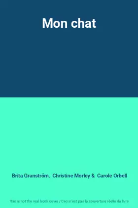 Couverture du produit · Mon chat