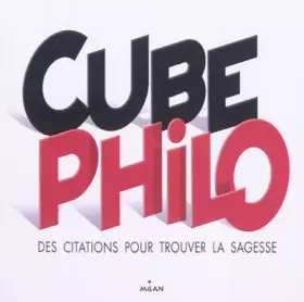 Couverture du produit · Cube philo