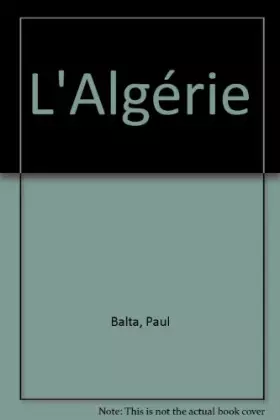 Couverture du produit · L'Algérie