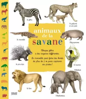 Couverture du produit · Animaux de la savane