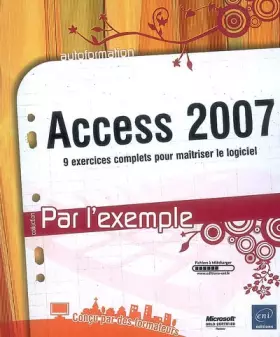 Couverture du produit · Access 2007