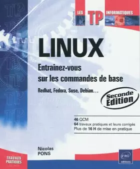 Couverture du produit · Linux - Entrainez-vous sur les commandes de base (2e édition)