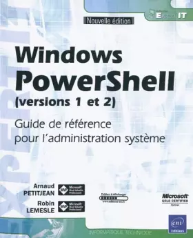 Couverture du produit · Windows PowerShell (versions 1 et 2) - Guide de référence pour l'administration système