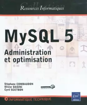 Couverture du produit · MySQL 5 - Administration et optimisation